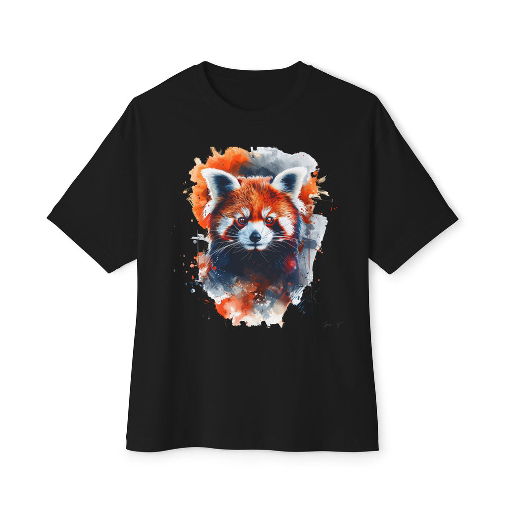 Water Color Red Panda - Oversized Fit