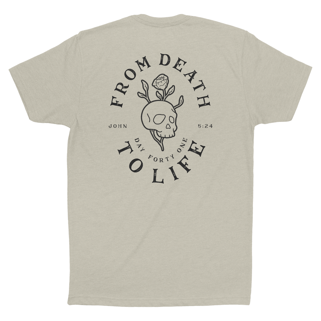 Death to Life Neck Short-Sleeve T-Shirt Soft & Breathable