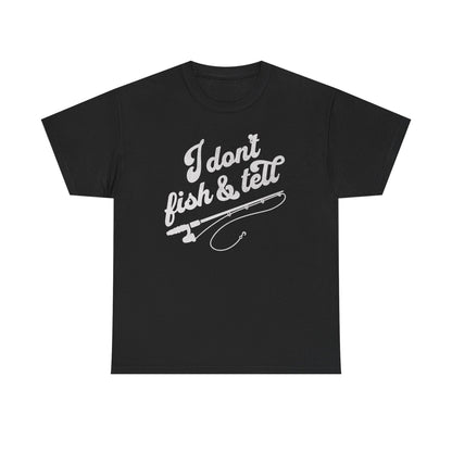 9-Fishing Puns Shirt Crew Neck Short-Sleeve T-Shirt – Classic & Comfortable