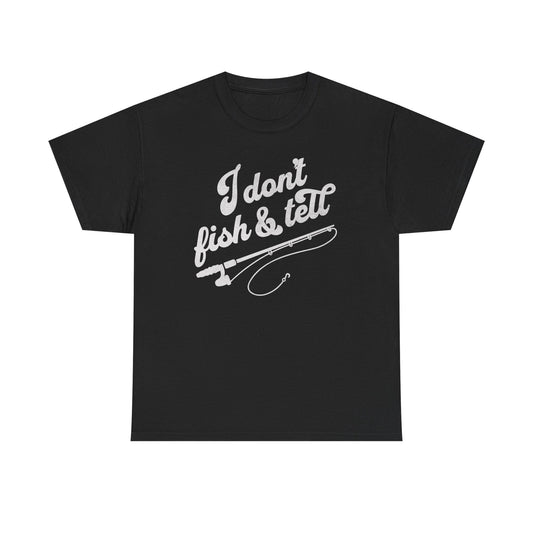 9-Fishing Puns Shirt Crew Neck Short-Sleeve T-Shirt – Classic & Comfortable