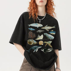 Underwater World Unisex Vintage Washed Tee
