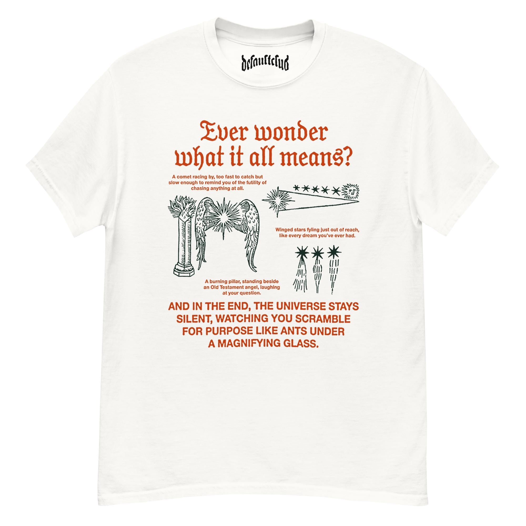 What It All Means Neck Short-Sleeve T-Shirt Soft & Breathable