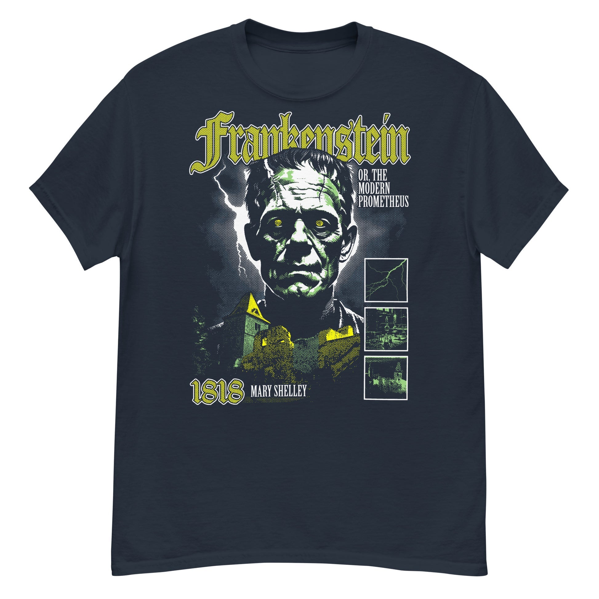FRANKENSTEIN 1818 Crew Neck Short-Sleeve T-Shirt Soft & Breathable