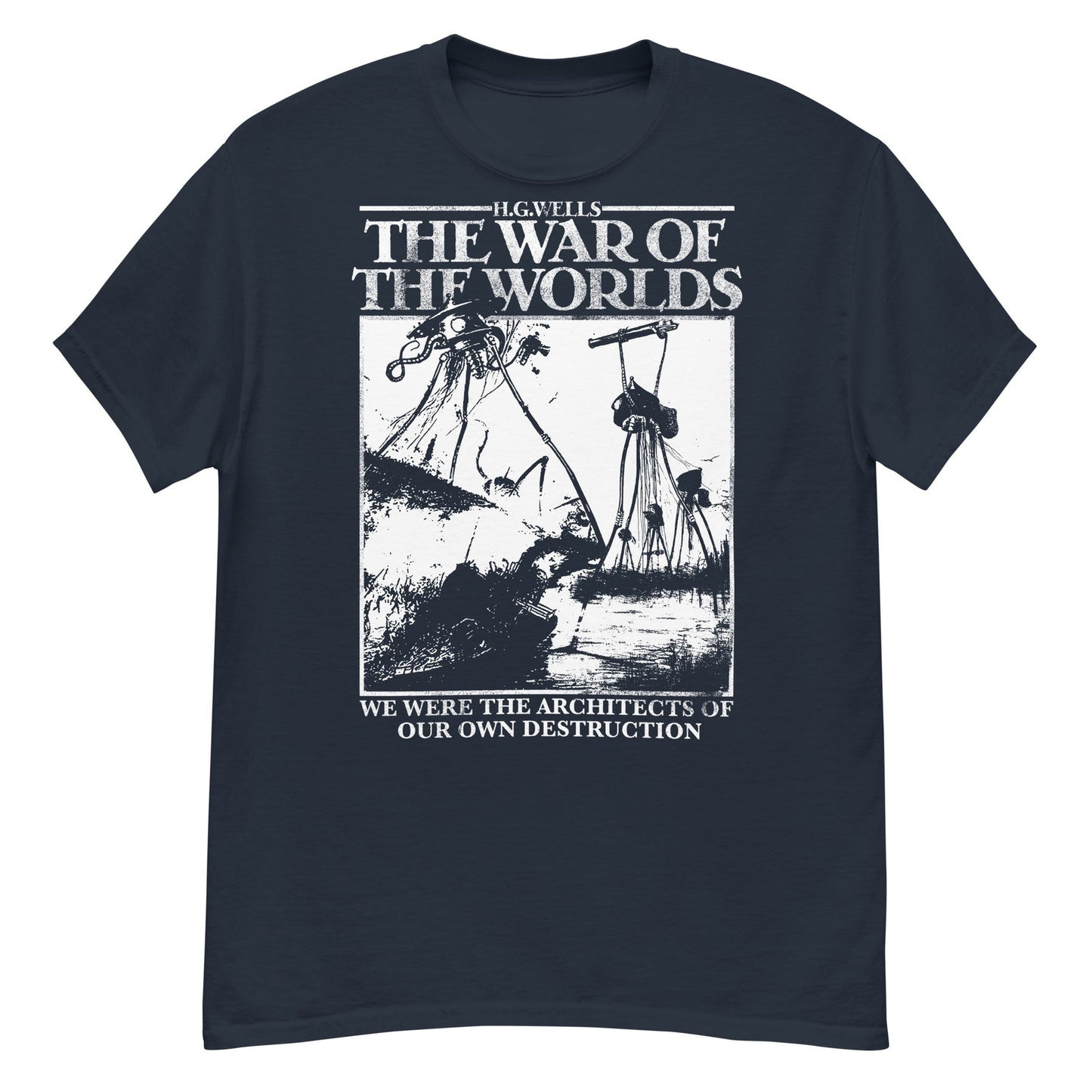 The War of The Worlds Illustrations T-Shirt Soft and Breathable