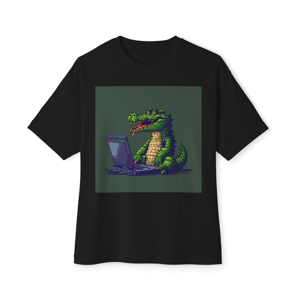 Computer Crocodile - Oversized Fit