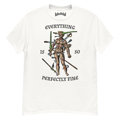 Everything Is Fine Crew Neck Short-Sleeve T-Shirt Soft & Breathable