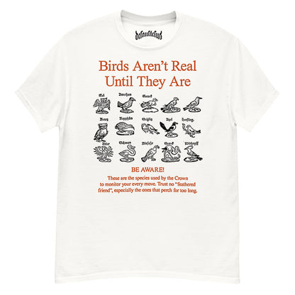 Birds Aren't Real Crew Neck Short-Sleeve T-Shirt Soft & Breathable