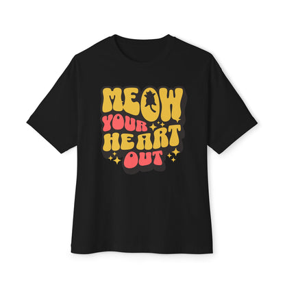 Meow Your Heart Out - Oversized Fit