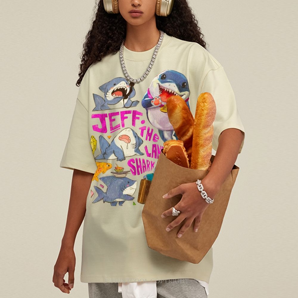 The Land Shark Unisex Vintage Washed Tee