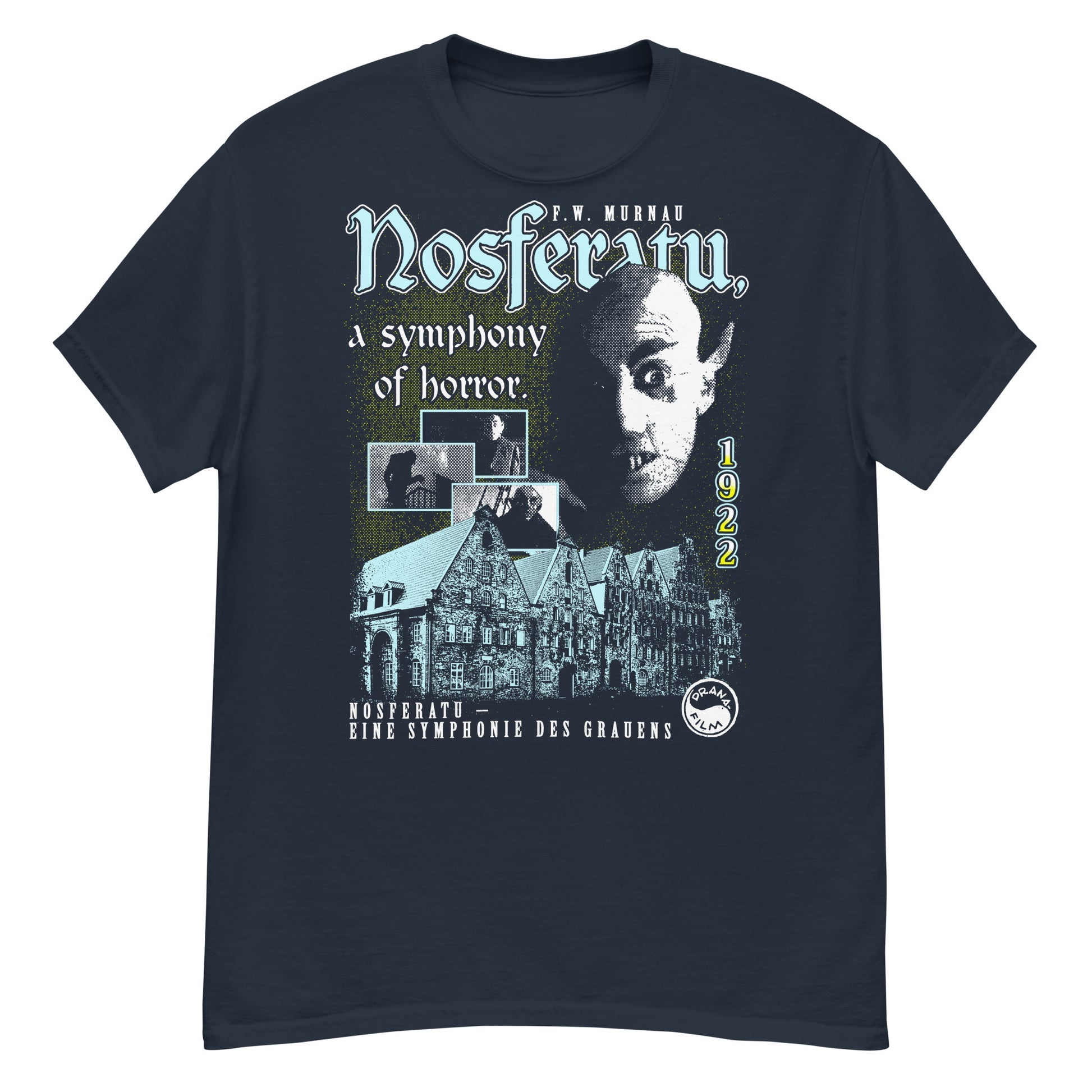 NOSFERATU 1922 Crew Neck Short-Sleeve T-Shirt Soft and Breathable