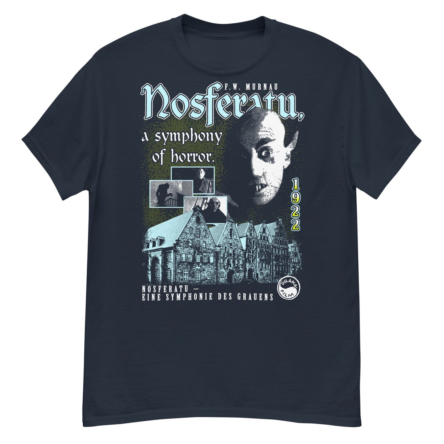 NOSFERATU 1922 Crew Neck Short-Sleeve T-Shirt Soft and Breathable