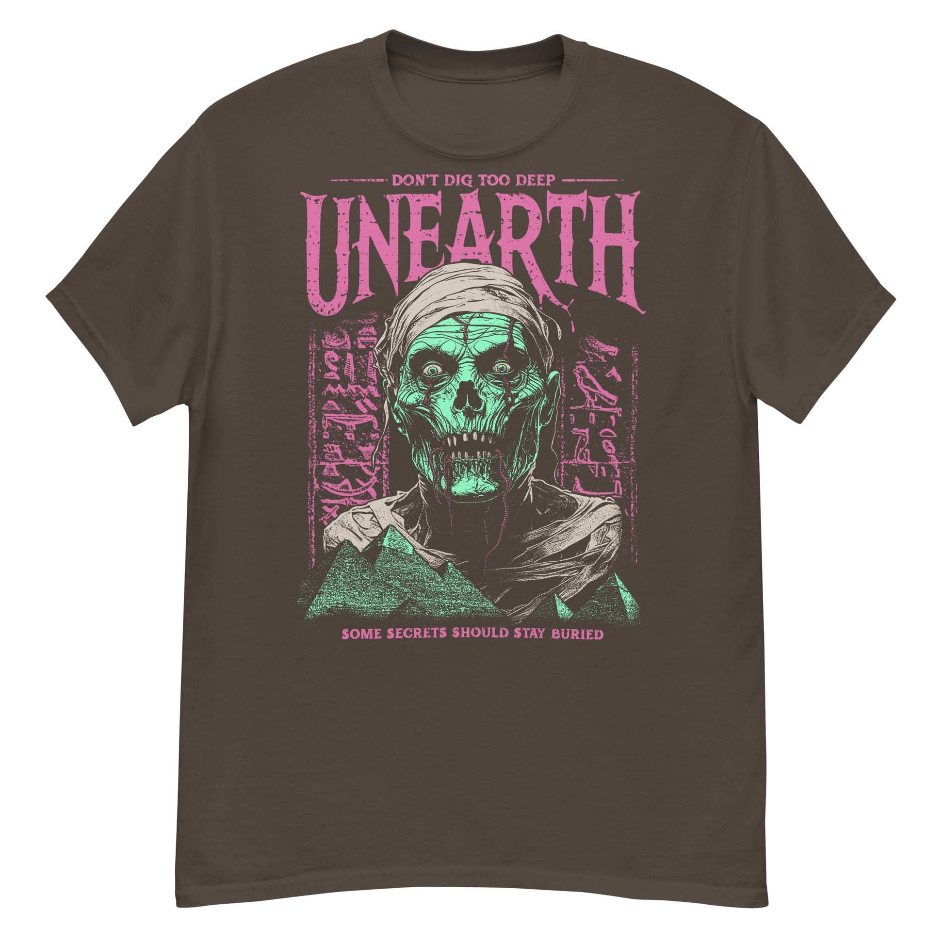 Worm Face Crew Neck Short-Sleeve T-Shirt Soft and Breathable
