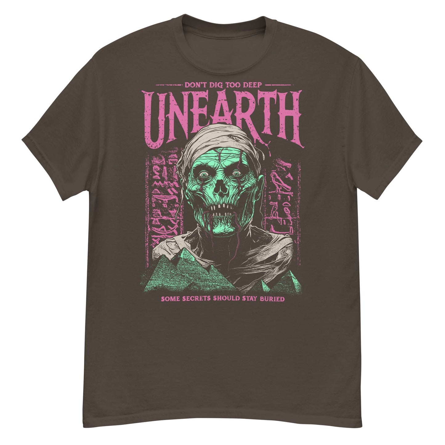 Worm Face Crew Neck Short-Sleeve T-Shirt Soft and Breathable