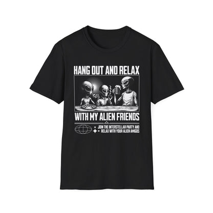 Alien hang out friends - Classic Fit