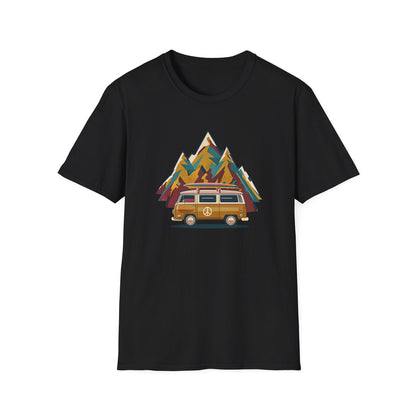 70s Adventure Van with Peace - Classic Fit