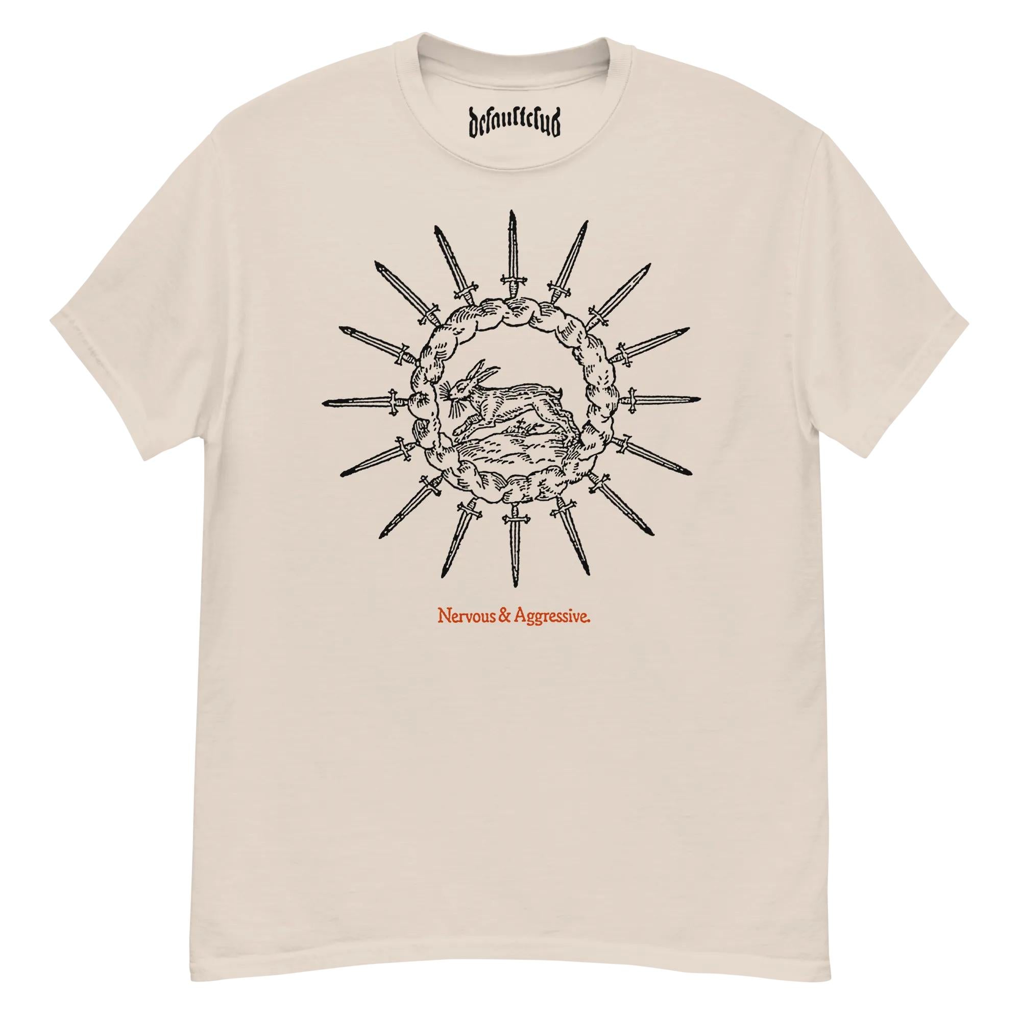 Nervous & Aggressive Neck Short-Sleeve T-Shirt Soft & Breathable