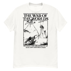 THE WAR OF THE WORLDS BLACK ILLUSTRATIONS Crew Neck Short-Sleeve T-Shirt Soft & Breathable