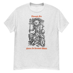 Through Fire Nature Is Renewed Whole Neck Short-Sleeve T-Shirt Soft & Breathable