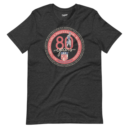 AAGPBL 80th Anniversary - 1943 - 2023 - Unisex T-Shirt