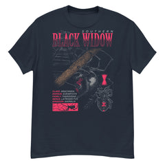 BLACK WIDOW Crew Neck Short-Sleeve T-Shirt Soft & Breathable