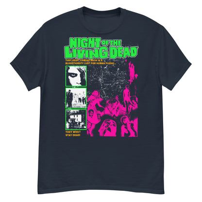 NIGHT OF THE LIVING DEAD Crew Neck Short-Sleeve T-Shirt Soft & Breathable