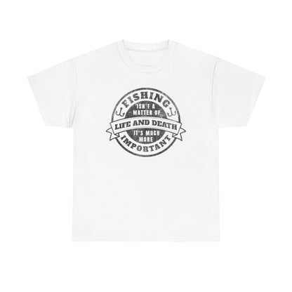 6-Fishing Puns Shirt Crew Neck Short-Sleeve T-Shirt – Classic & Comfortable