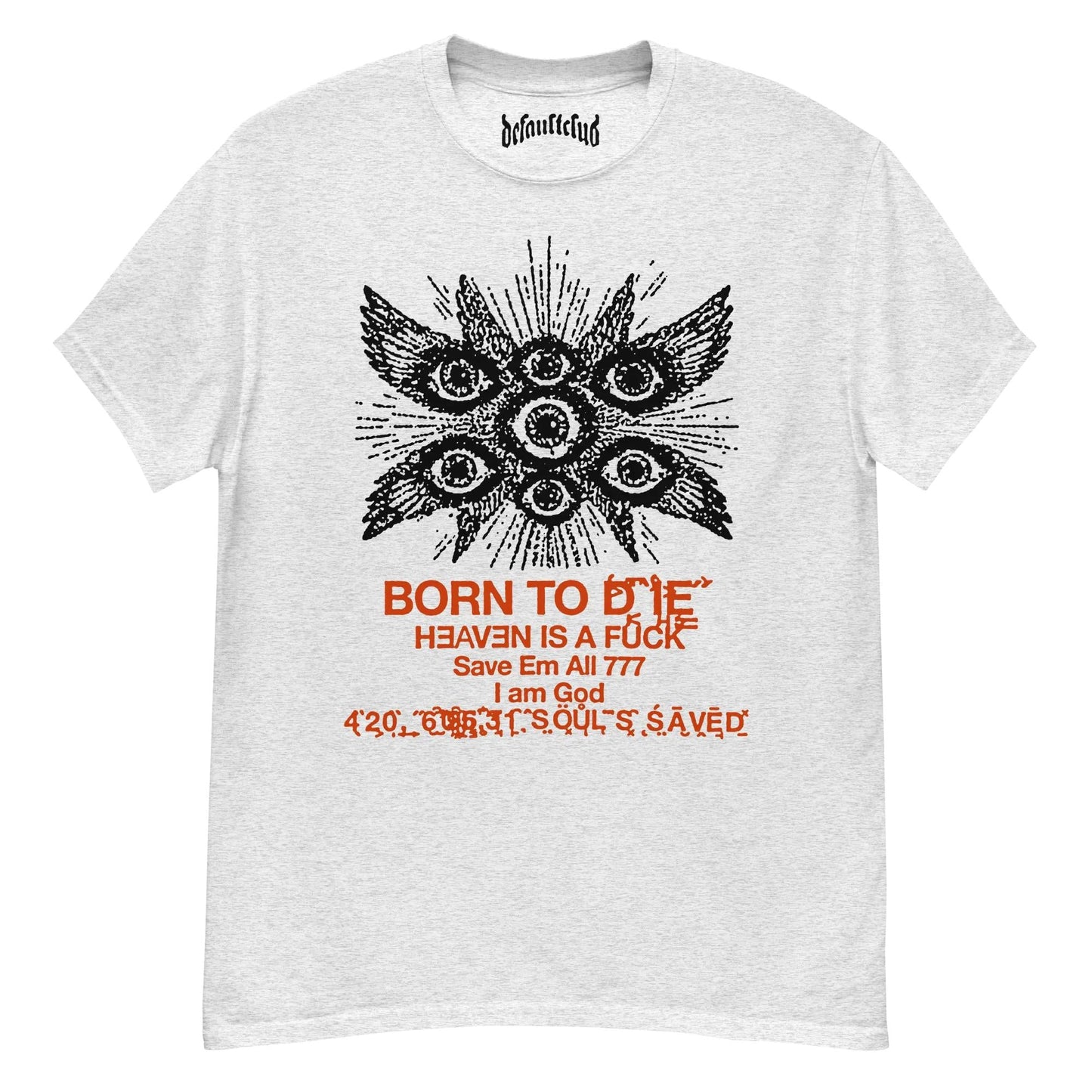 Born To Die Angel Crew Neck Short-Sleeve T-Shirt Soft & Breathable