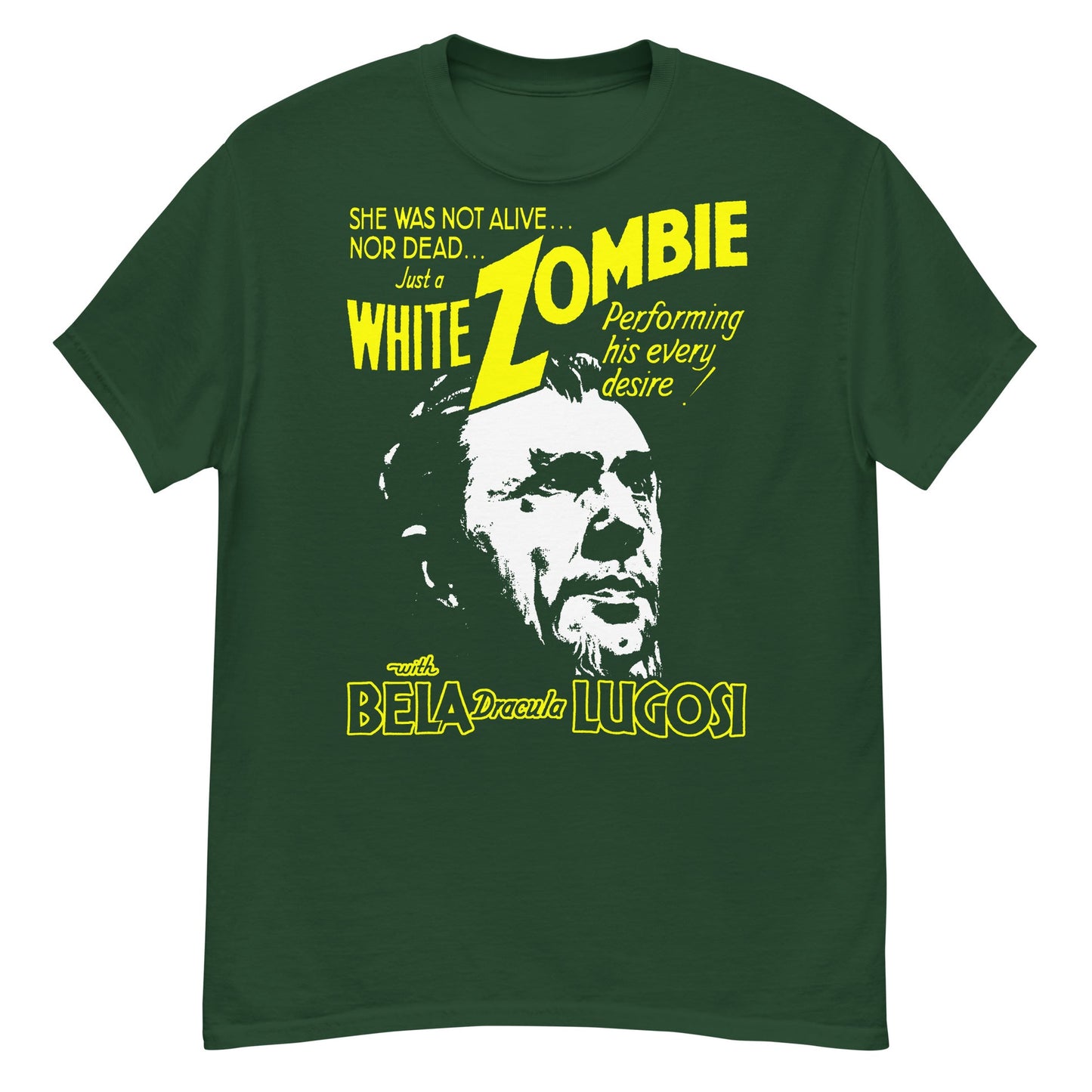 LUGOSI'S ZOMBIE Crew Neck Short-Sleeve T-Shirt Soft & Breathable