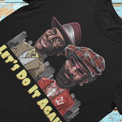 Let's Do It Again Best Seller Caricature Premium Crew Neck Short-Sleeve T-Shirt Soft & Breathable