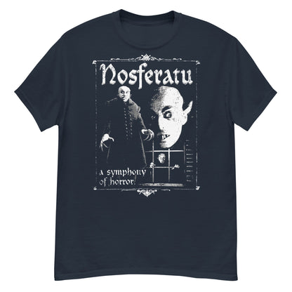 White Framed Nosferatu T-Shirt Soft and Breathable