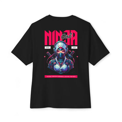 Ninja Girl - Oversized Back Printed