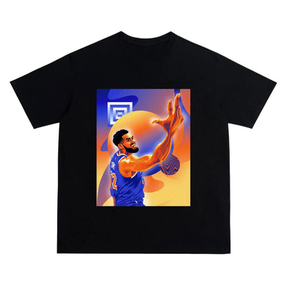 NYK SLAM SHADOW TEE – Neon Hoops Impact Crew Neck Short-Sleeve T-Shirt Unisex