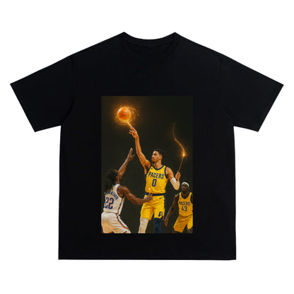 Haliburton 0.3sec Buzzer-Beater T-Shirt – Iconic Game 1 Winner vs Thunder