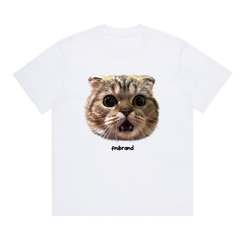 Cute Animals Crew Neck Short-Sleeve T-Shirt