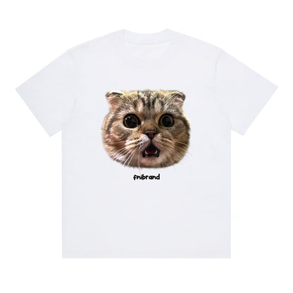 Cute Animals Crew Neck Short-Sleeve T-Shirt