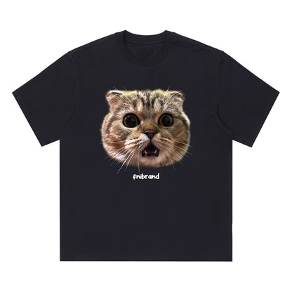 Cute Animals Crew Neck Short-Sleeve T-Shirt