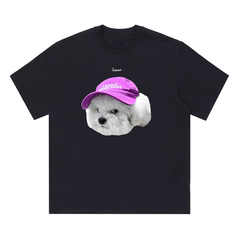 Cute Animals Crew Neck Short-Sleeve T-Shirt