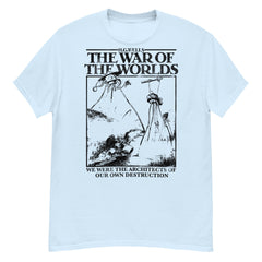 THE WAR OF THE WORLDS BLACK ILLUSTRATIONS Crew Neck Short-Sleeve T-Shirt Soft & Breathable