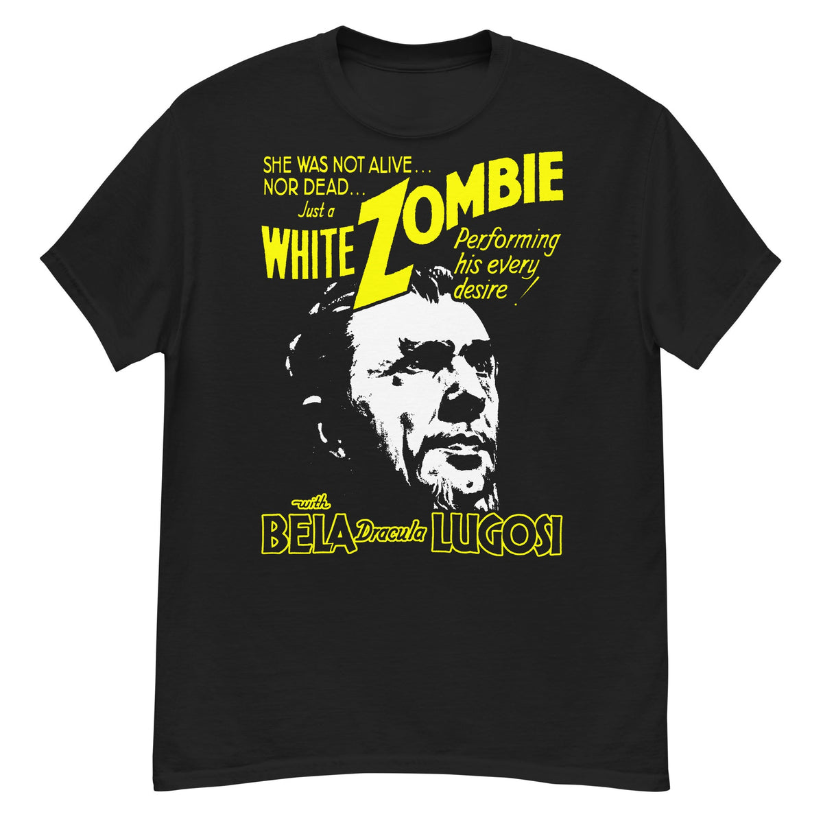 LUGOSI'S ZOMBIE Crew Neck Short-Sleeve T-Shirt Soft & Breathable