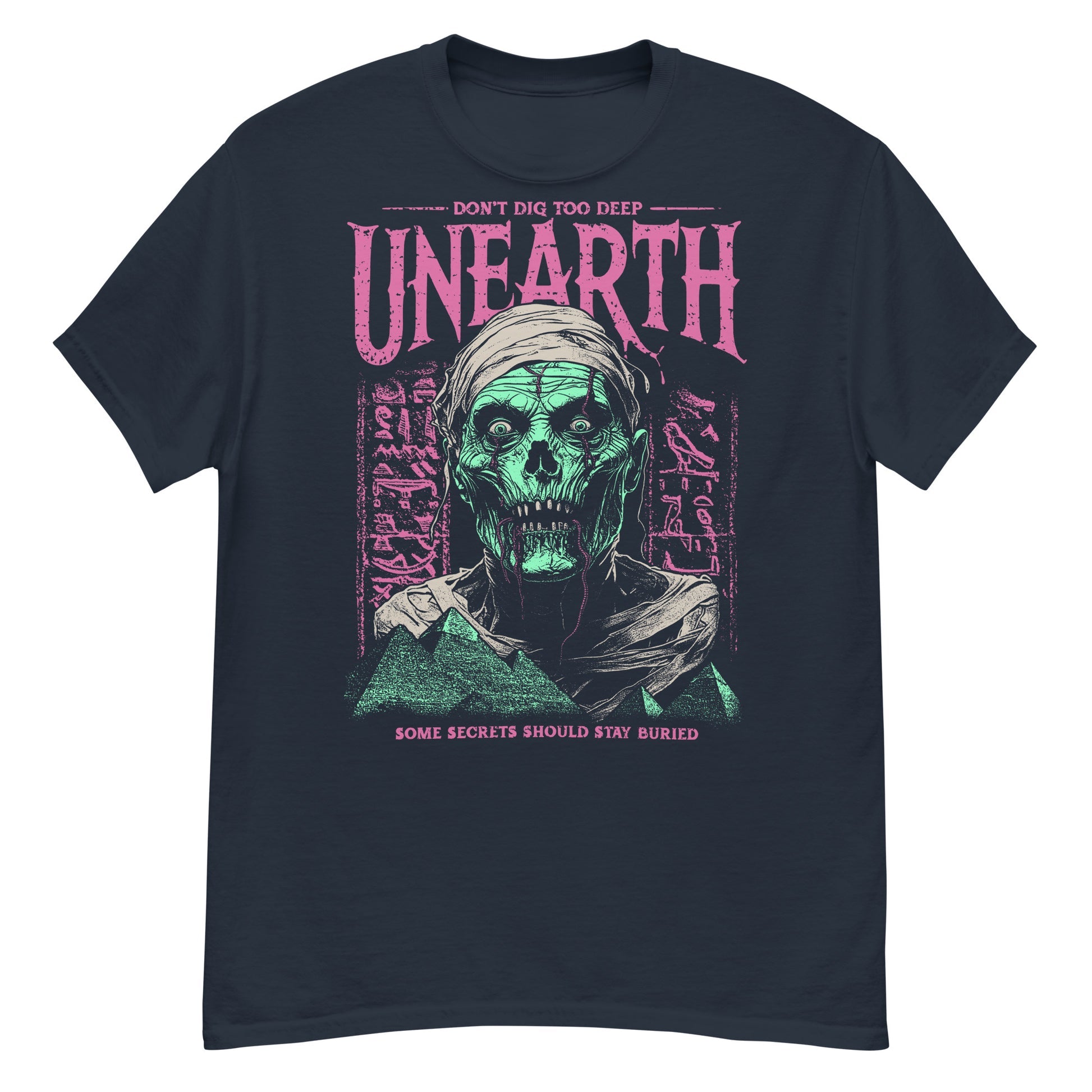 Worm Face Crew Neck Short-Sleeve T-Shirt Soft and Breathable