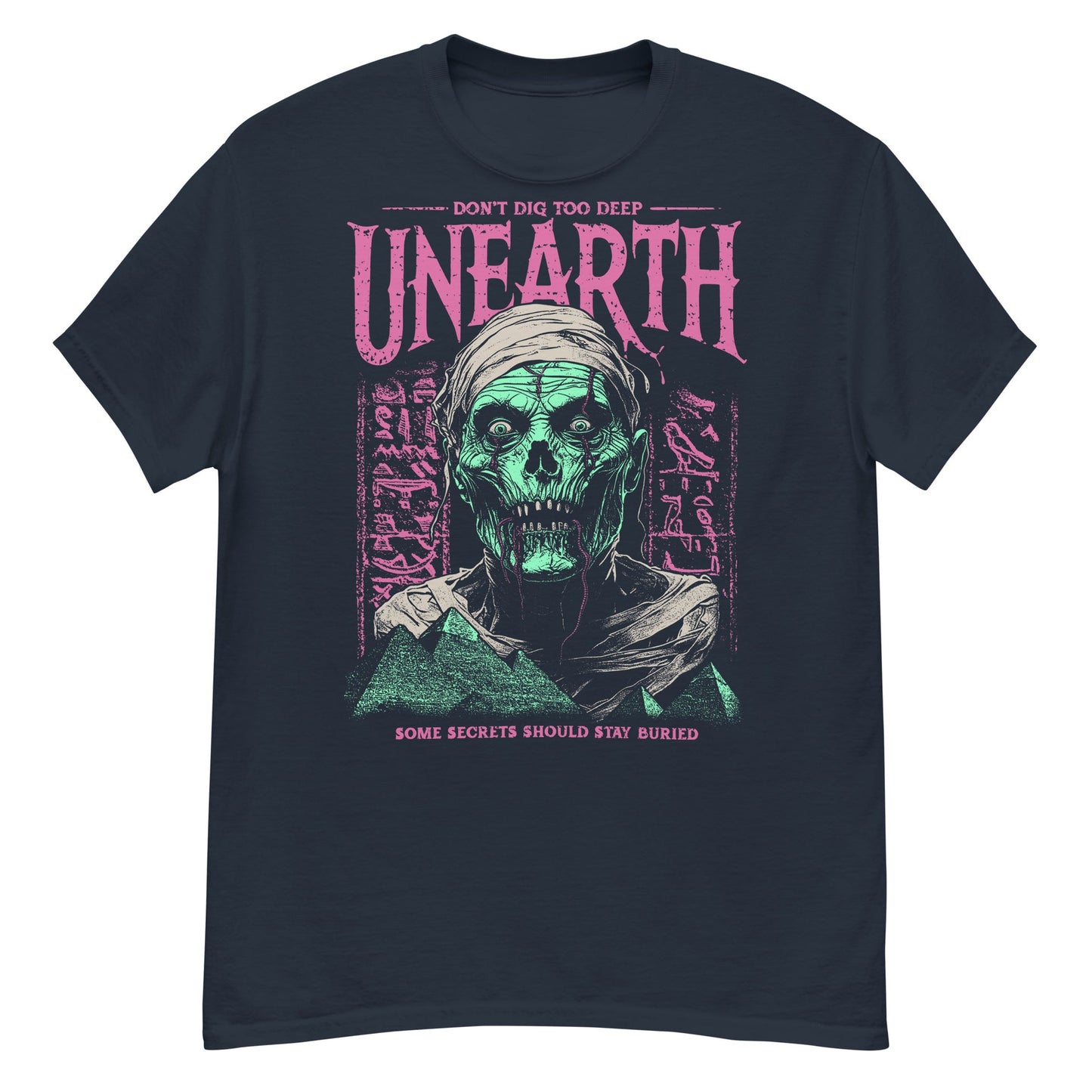 Worm Face Crew Neck Short-Sleeve T-Shirt Soft and Breathable