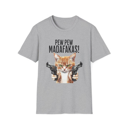 Pew Pew MADAFAKAS! Orange Cat - Classic Fit