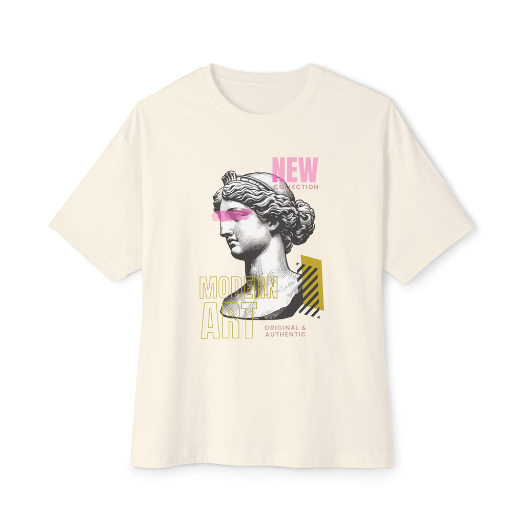 Modern Art Meets Medieval Sculpture - Oversized Fit