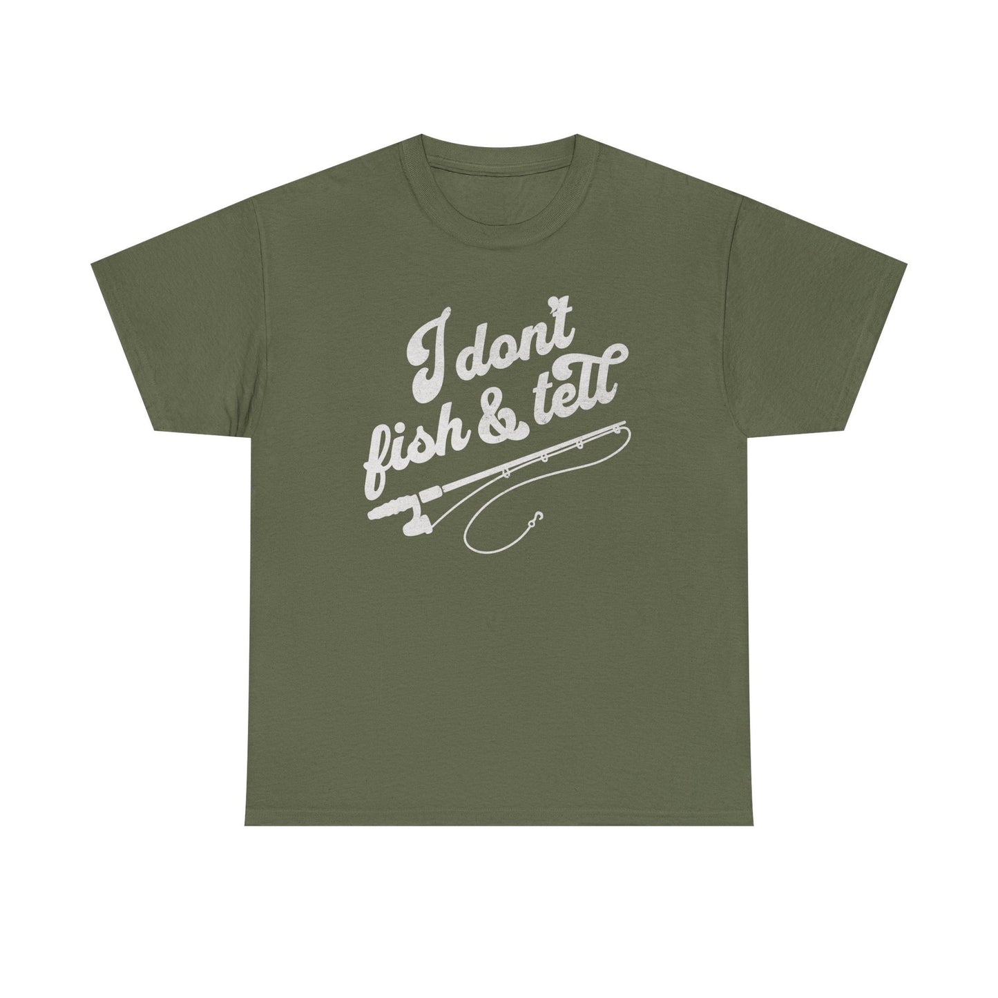9-Fishing Puns Shirt Crew Neck Short-Sleeve T-Shirt – Classic & Comfortable