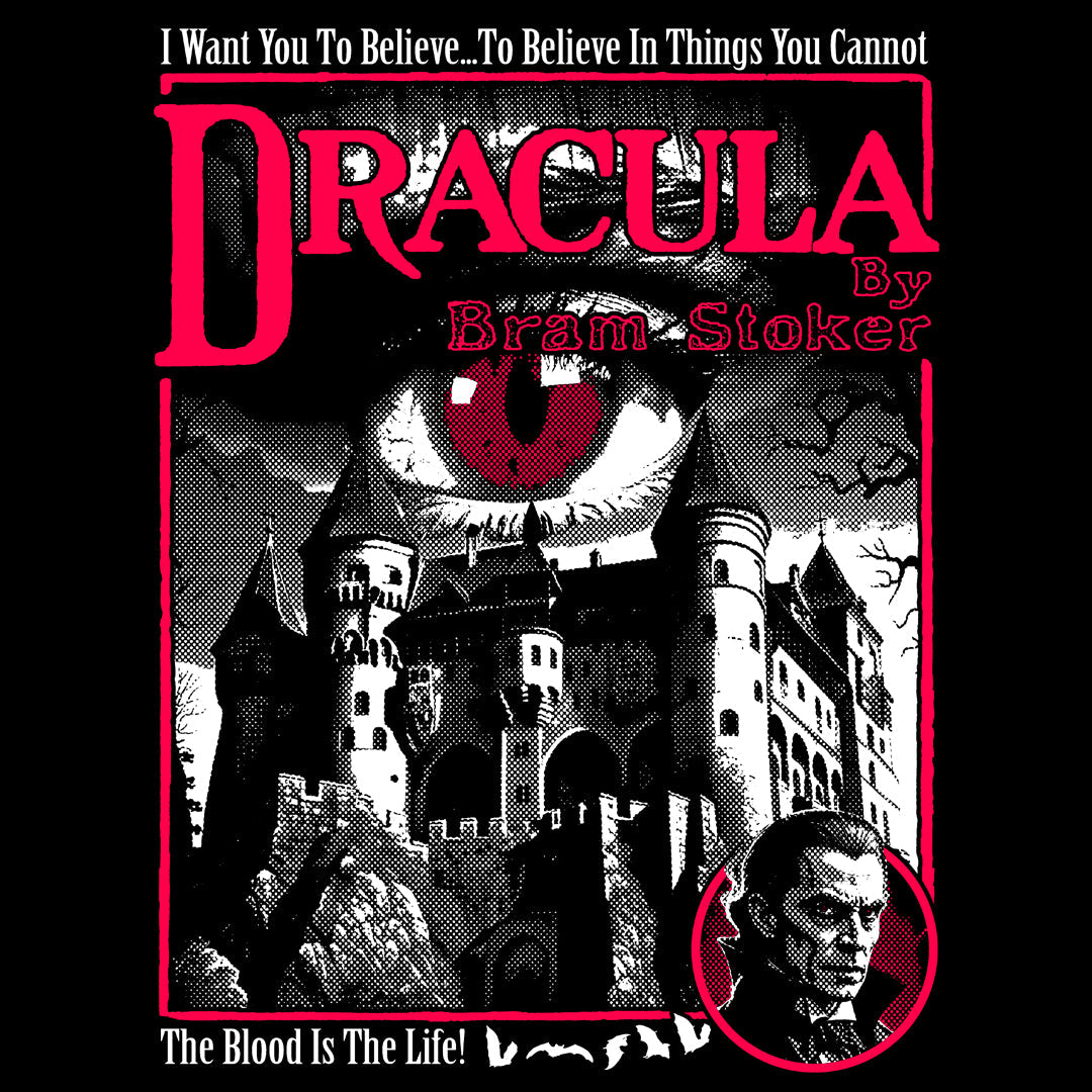 DRACULA 1897 Crew Neck Short-Sleeve T-Shirt Soft & Breathable