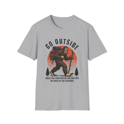 Bigfoot walking go outside - Classic Fit