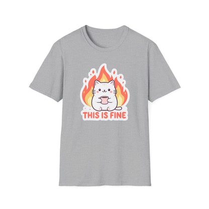 This Is Fine Cat - Classic Fit