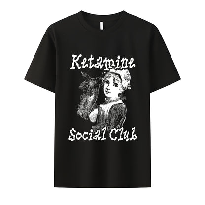 Special K Social Club Neck Short-Sleeve T-Shirt Soft & Breathable