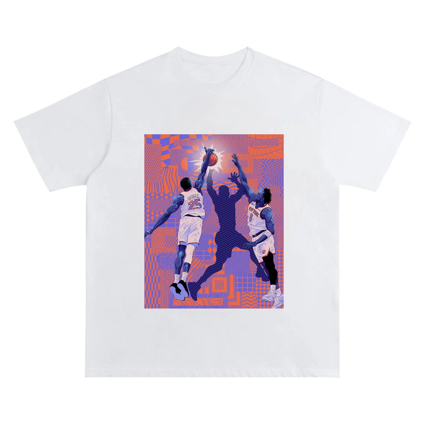 NYK SLAM SHADOW TEE – Neon Hoops Impact Crew Neck Short-Sleeve T-Shirt Unisex