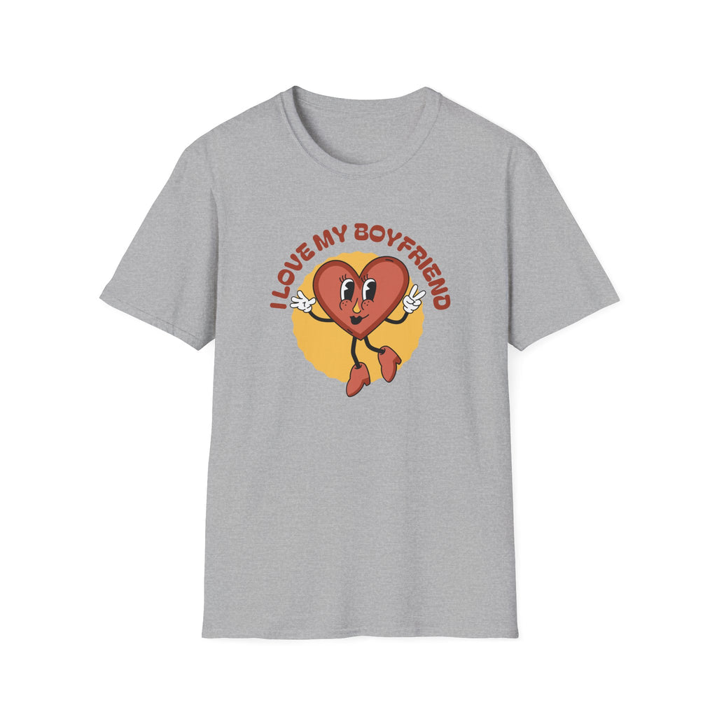 Cute Retro I LOVE MY BOYFRIEND - Classic Fit